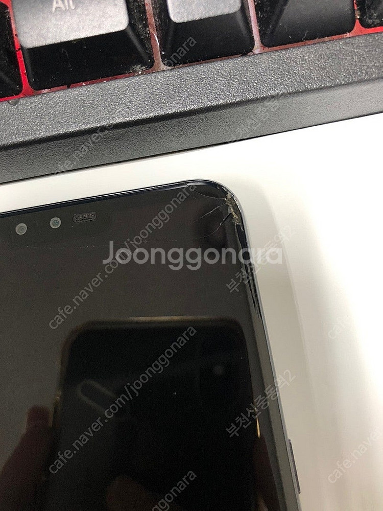 188082 KT V50 5G 블랙 128GB 액정약간...--3