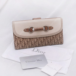 디올 (Dior) 마이디올 클래식 오블리크 홀스빗 로고 장지갑