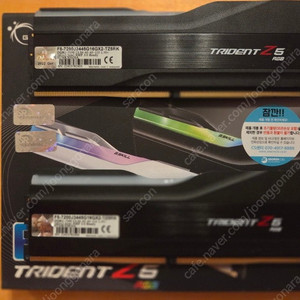 지스킬 32g(16x2) G.SKILL DDR5-7200 CL34 TRIDENT Z5 RGB(서린정품)