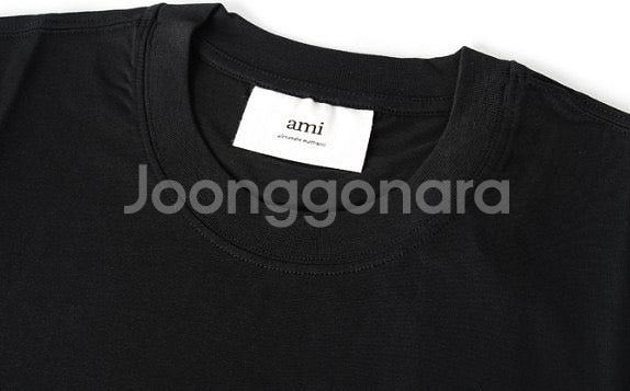정품 (새상품)아미 남녀공용 스몰로고하트 반팔 티셔츠 ...--6