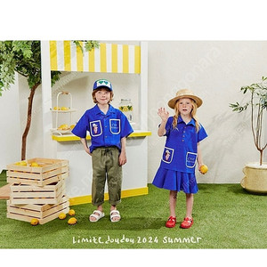 구해요) 리미떼두두 프렌즈 블루 원피스 m