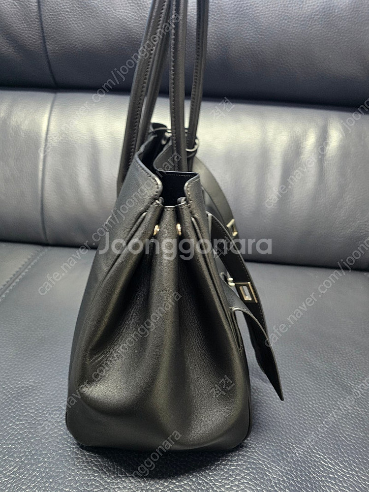 은장 벨에어백 스타일 가방 라지사이즈--3