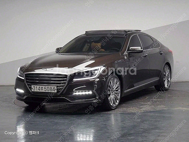 제네시스 G80 중고 제네시스 중고 가격 갈색 2018...--0