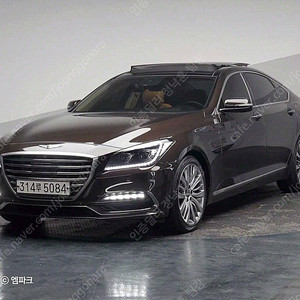 제네시스 G80 중고 제네시스 중고 가격 갈색 2018년식 3.8 GDI AWD 파이니스트 중고차카페