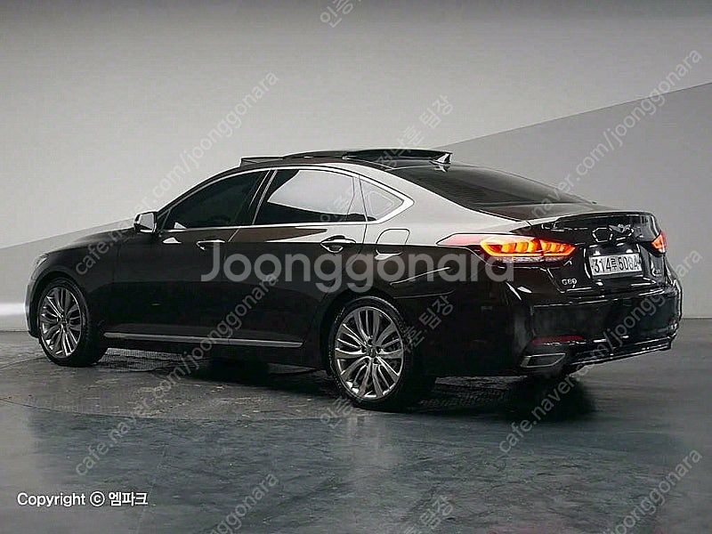 제네시스 G80 중고 제네시스 중고 가격 갈색 2018...--3
