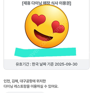 공항라운지 더라운지 다이닝16000원식사권 2장
