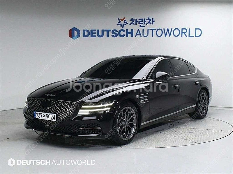 검정색 제네시스 G80 중고 제네시스 중고 2.5 가솔...--0