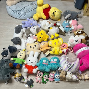 짱구, 짐승친구들, 보노보노, 카드캡터체리, 곰돌이푸, 미피 등 각종 인형, 키림 팔아요. 엄청 많아요!