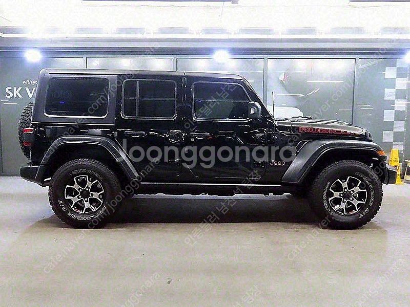 지프 랭글러 중고 랭글러 루비콘 중고 검정색 2018년...--4