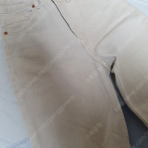 h&m US2사이즈 베이지색 코튼 팬츠 새상품 35000원