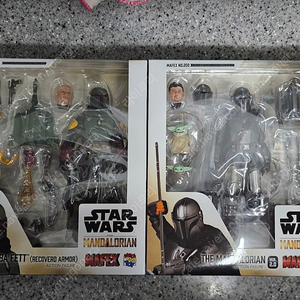 mafex 마펙스 만달로리안 , 보바펫 하자 개봉품 일괄 판매 택포