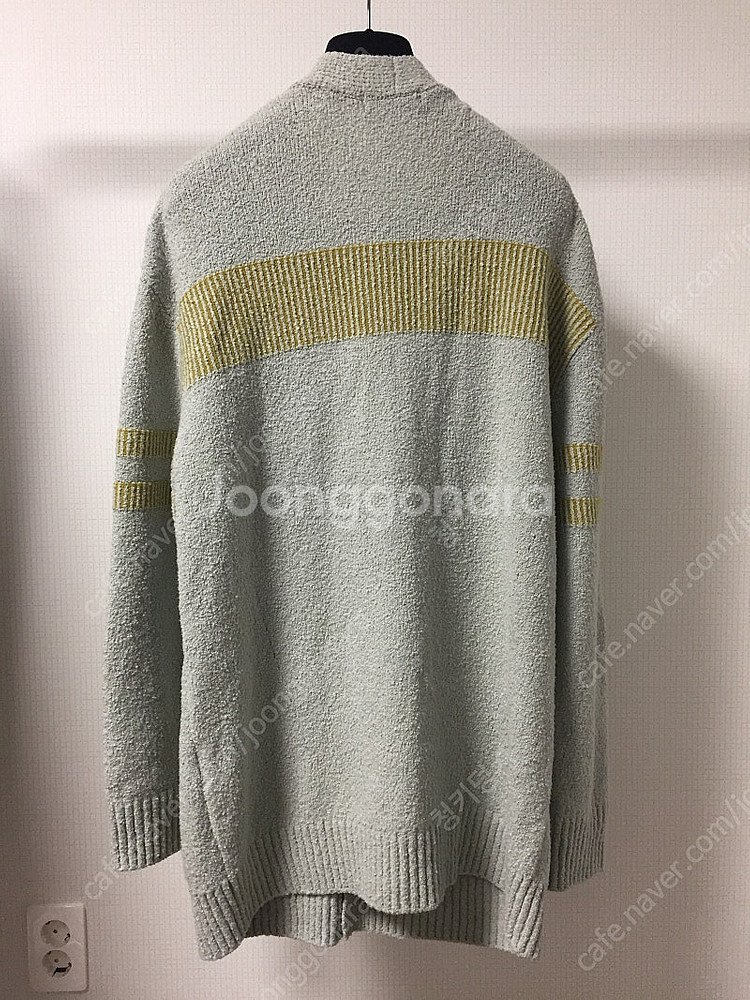 <새상품> 시스템옴므 루즈핏 롱 가디건 라이트그레이컬러...--8