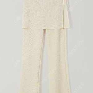 타낫 랩 레이어드 스커트 팬츠 Wrap Layered Slit Pants