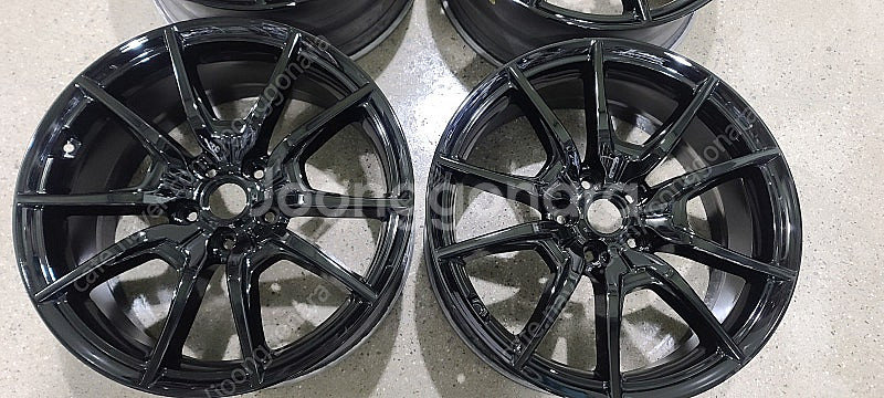 제네시스 G70 10포크 블랙유광 19인치 순정휠 대품...--2