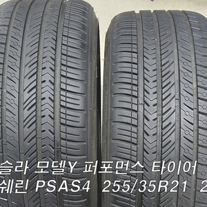 [판매] 모델y 퍼포먼스 전륜타이어 미쉐린PSAS4 2553521 2본