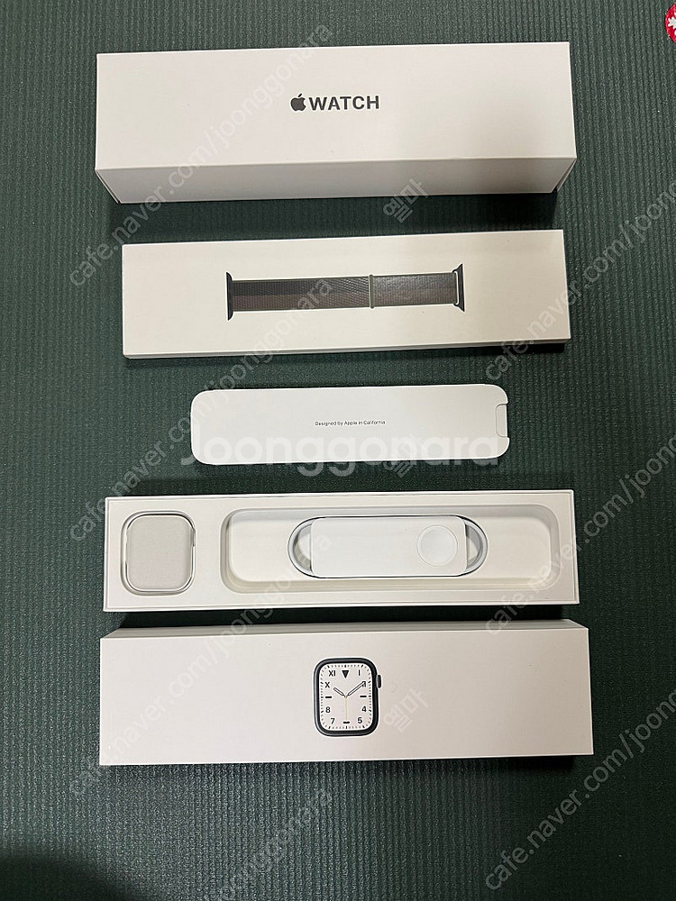 애플워치7 티타늄 45mm 셀룰러--3