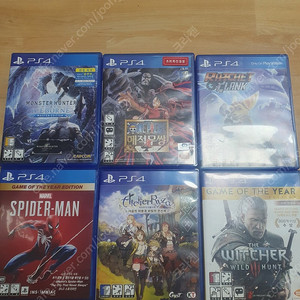 PS4 플스4 타이틀 몬스터 헌터 아이스본,해적무쌍 4 등 판매합니다