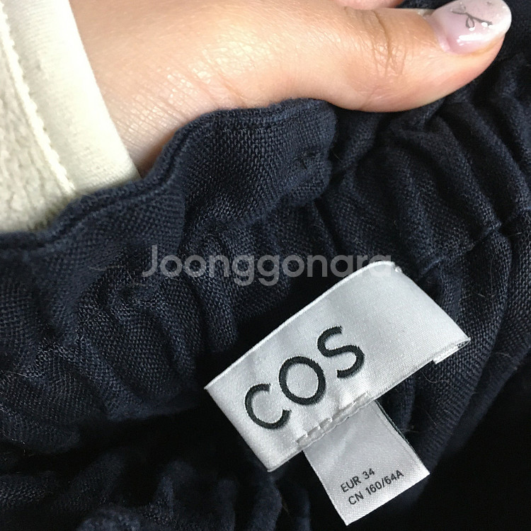 COS 코스 밴딩 린넨 스커트 34 / 랑방 마인 오브...--4