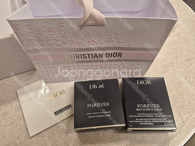 디올 쿠션 새상품 뉴 포에버 쿠션 바이닐 까나쥬 쿠션 ...--0