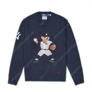 폴로 랄프 로렌 양키스 베어 스웨터 니트 네이비 L, XL