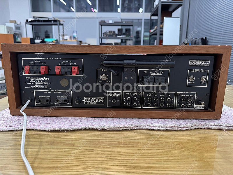 마란츠2325 대형 리시버 앰프 220v 팝니다.--5