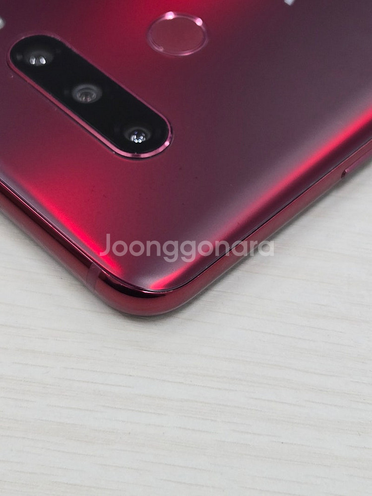LG V40 레드색상 128용량 상태좋은 무잔상 미파손...--5