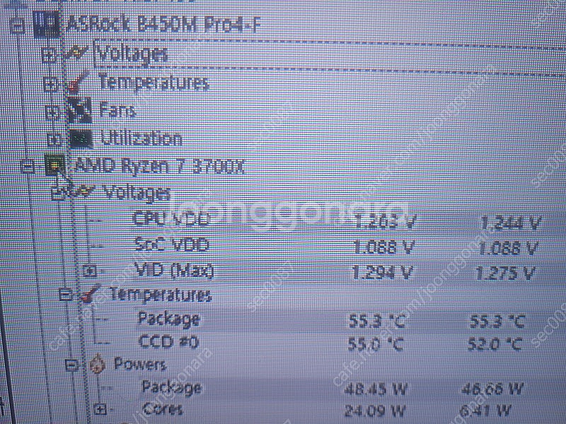 라이젠3700x + B450m pro4 + 32G--0