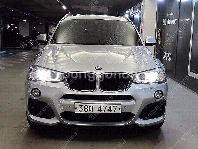 BMW X3 중고 BMW X3 중고차 은색 2016년식...--3