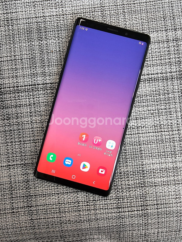 (미파손) 갤럭시 노트9 128G 블랙 18년 8월개통...--2