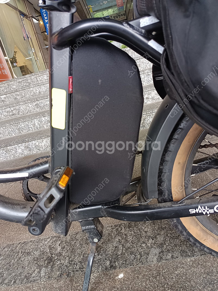 전기자전거 쉘위바이크.배달 세팅 및 타이어 교체 완료--6