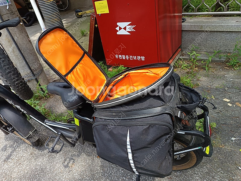 전기자전거 쉘위바이크.배달 세팅 및 타이어 교체 완료--9