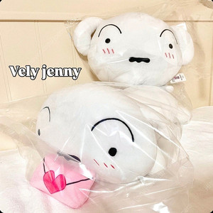 새상품)일괄 대형 흰둥이 라잉 인형 쿠션 짱구 인형