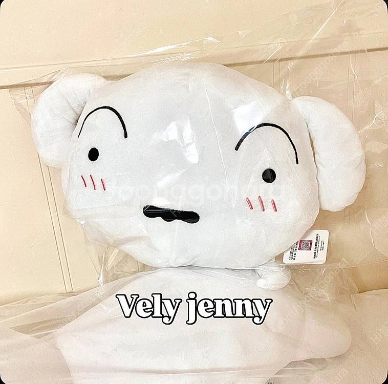 새상품)일괄 대형 흰둥이 라잉 인형 쿠션 짱구 인형--2