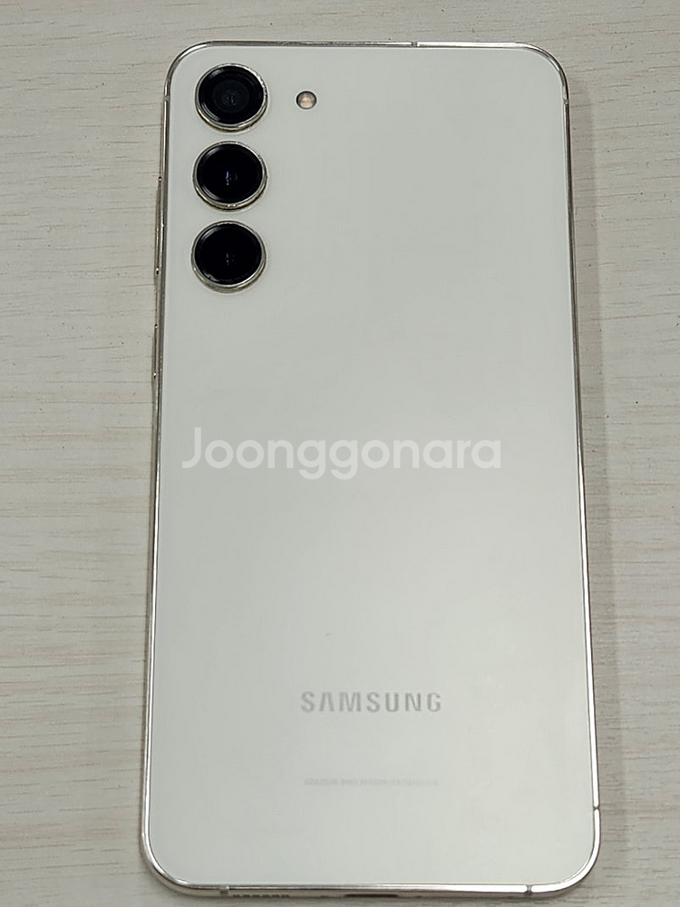 갤럭시 S23플러스 크림색상 256용량 새상품컨디션 초...--0