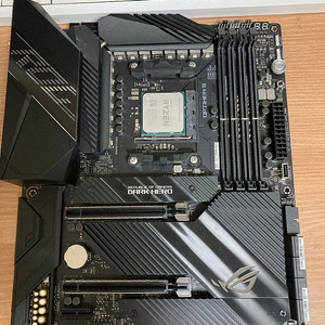 라이젠 정품 5800x3d , Asus X570 다크히어로 darkhero