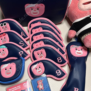[미사용]벨리곰 라운딩 풀패키지(클럽커버/티/마커/파우치 등)
