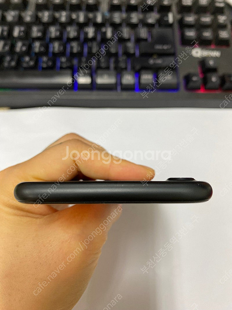 201561 아이폰7 매트블랙 외관깔끔 32GB 무잔상...--3