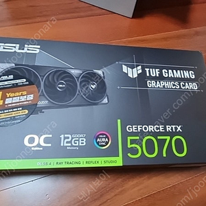 ASUS TUF RTX 5070 단순개봉