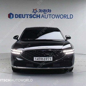 제네시스 G90 중고 제네시스 중고 가격 검정색 2022년식 3.5T GDI AWD 수원중고차