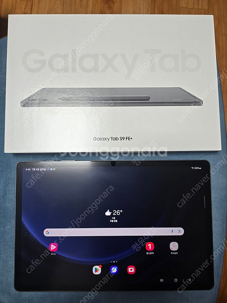 갤럭시탭 s9 fe 플러스 128g wifi--0