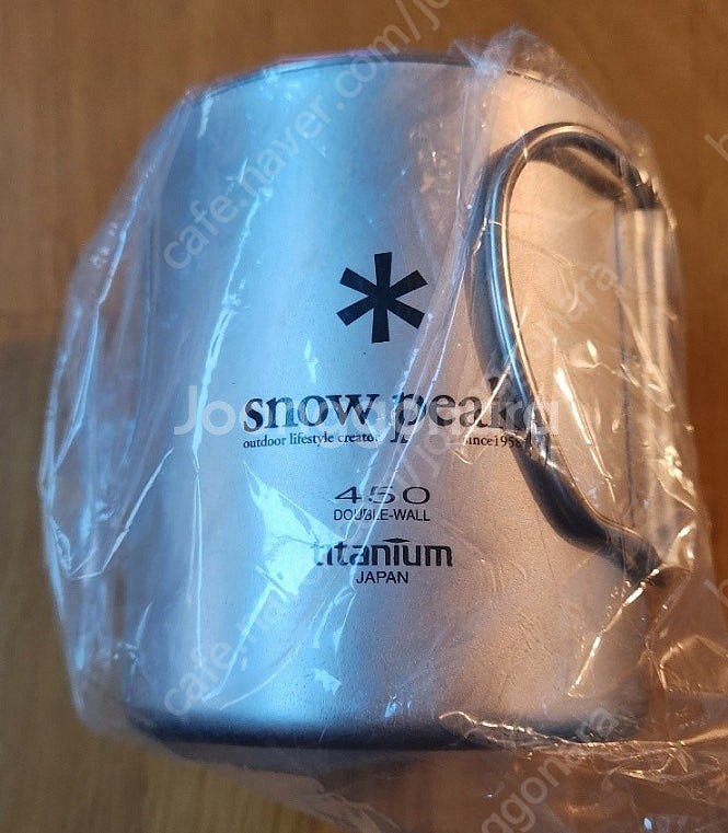 스노우 피크 티타늄 더블월컵 450ml 새상품판매 택포--0