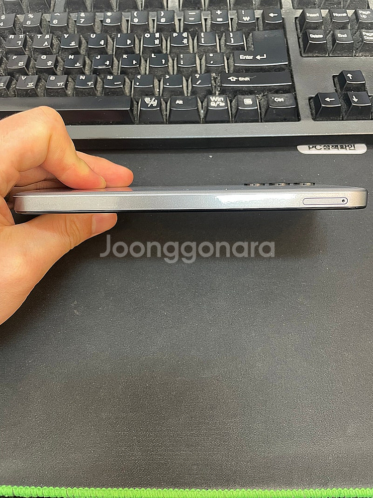 갤럭시M15 와이드7 그레이 128GB 무잔상 상태좋은...--6
