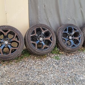20인치 BMW E71 X6 순정 축구공 블랙 휠타이어 한대분 120만원