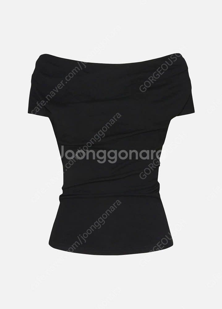 (새상품) 더마농 케이시 카울 캡소매 티셔츠 핑크베이지...--5