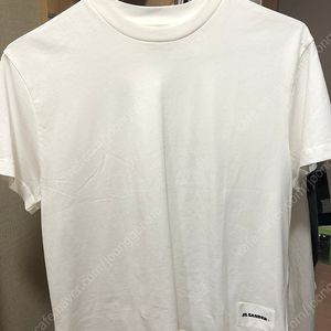 질샌더 로고패치 티셔츠 - 4만원