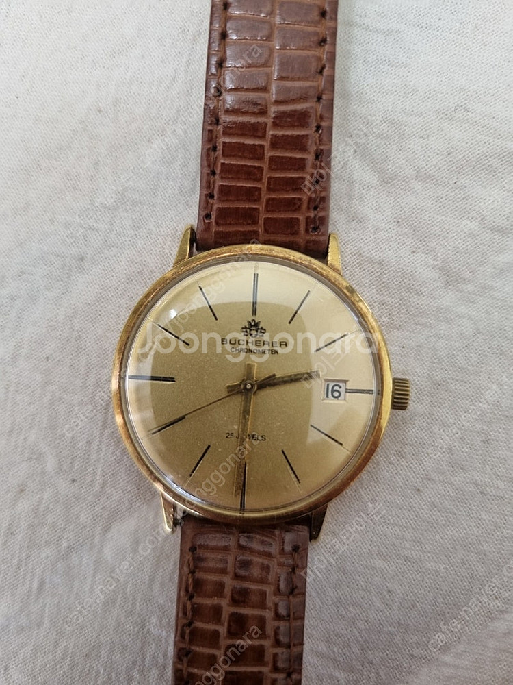 부커러 bucherer 18K금통 오토메틱--0