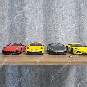 1:18 다이캐스트 포르쉐 992 911 gt3 람보르기니 우라칸(추가 가격 다운)