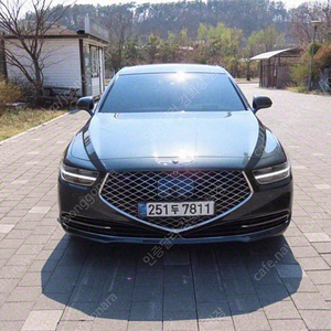 제네시스 G90 중고 제네시스 중고 가격 회색 2020년식 5.0 GDI AWD 프레스티지 중고차 성능보증