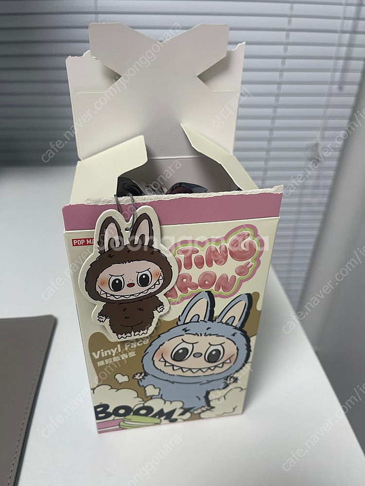 팝마트 라부부 마카롱 시크릿 코코아 키링--0