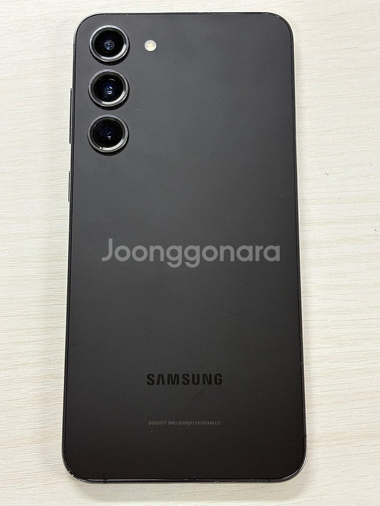 갤럭시 S23플러스 블랙색상 256용량 상태좋은 무잔상...--2